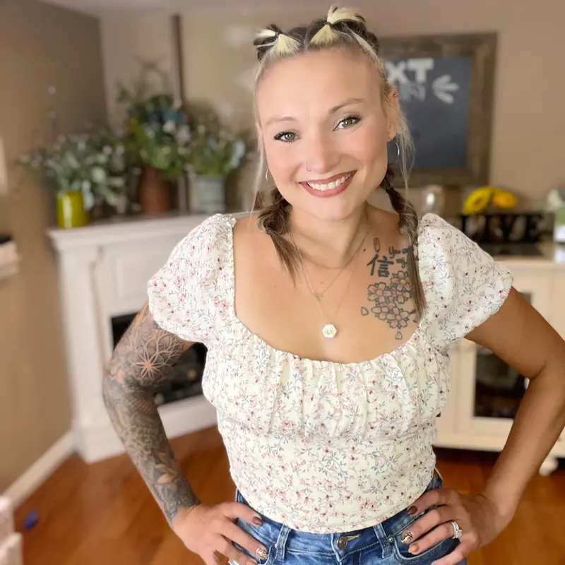 Country Peasant Floral Top