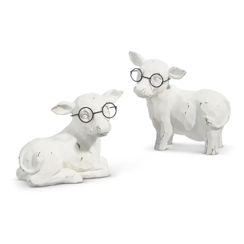 Cow with Glasses 7 in