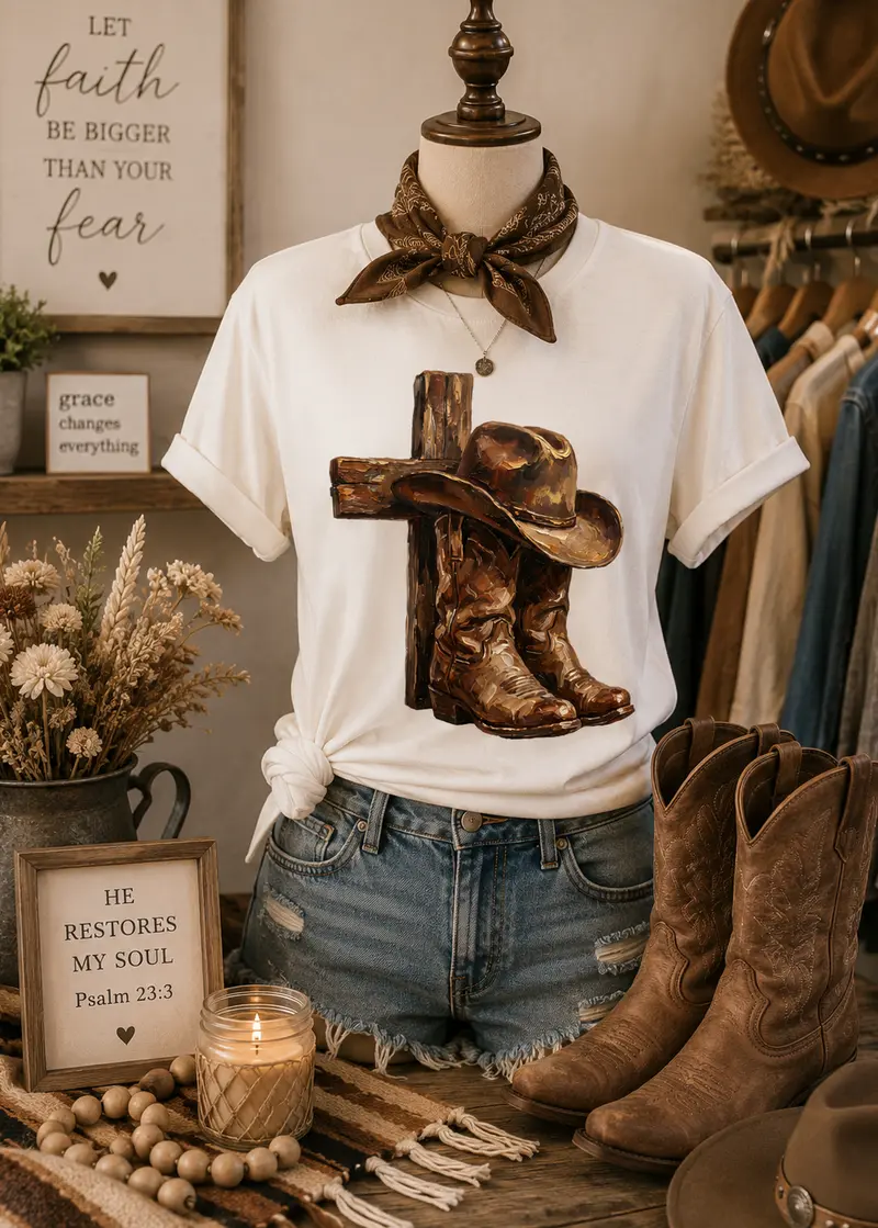 Cowboy's Prayer Tee