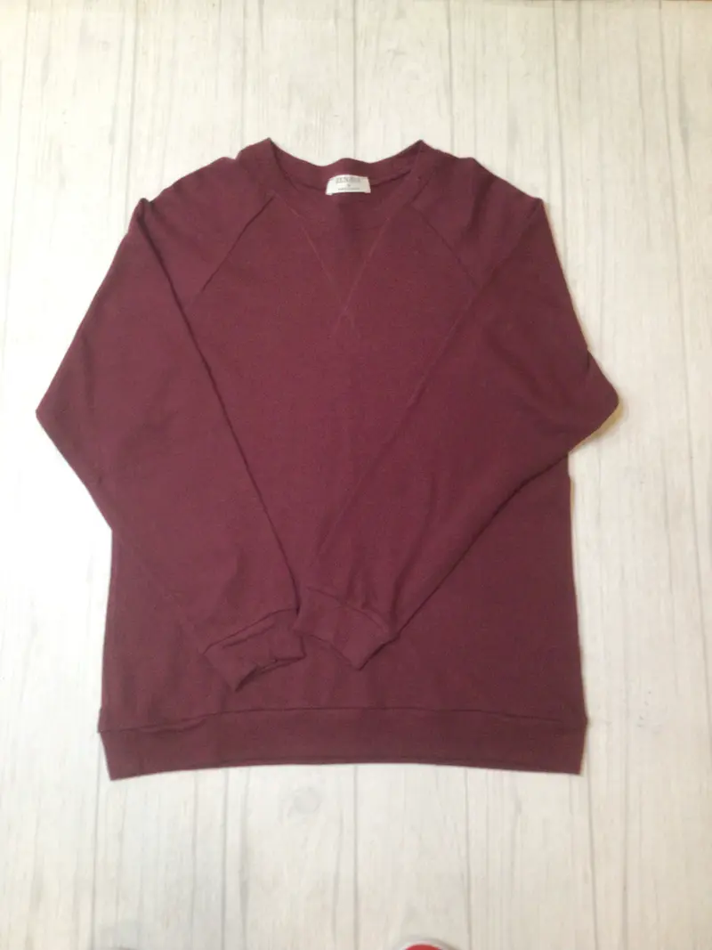 Cozy fall pullover- dk. burgundy