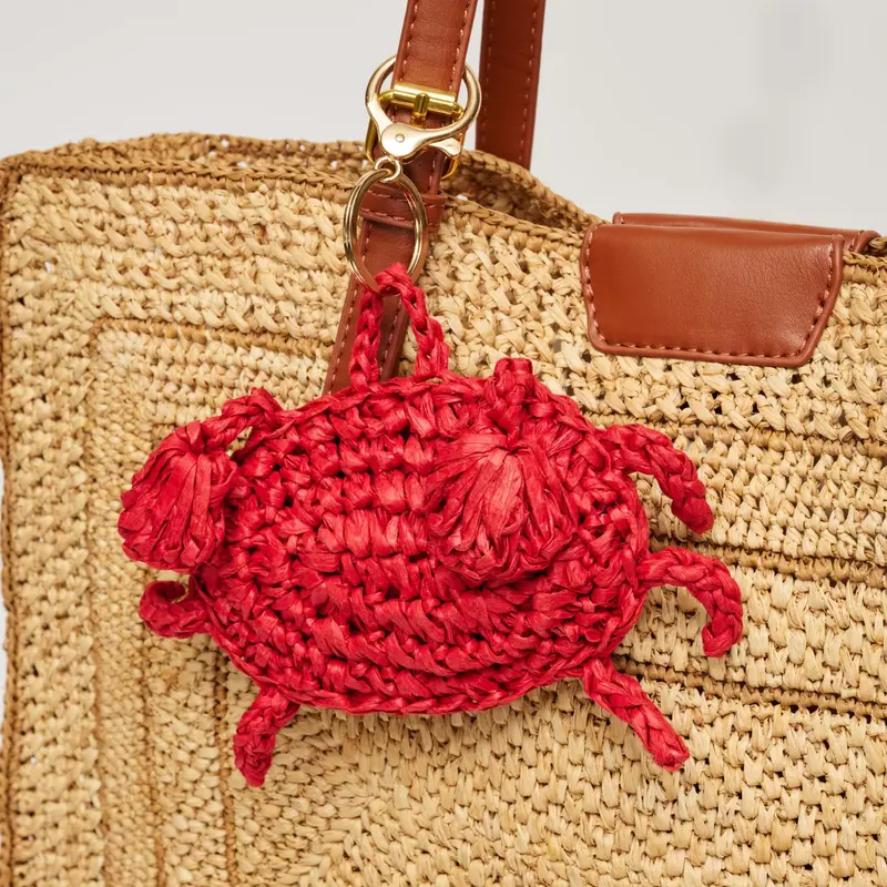 Crab Keychain Charm