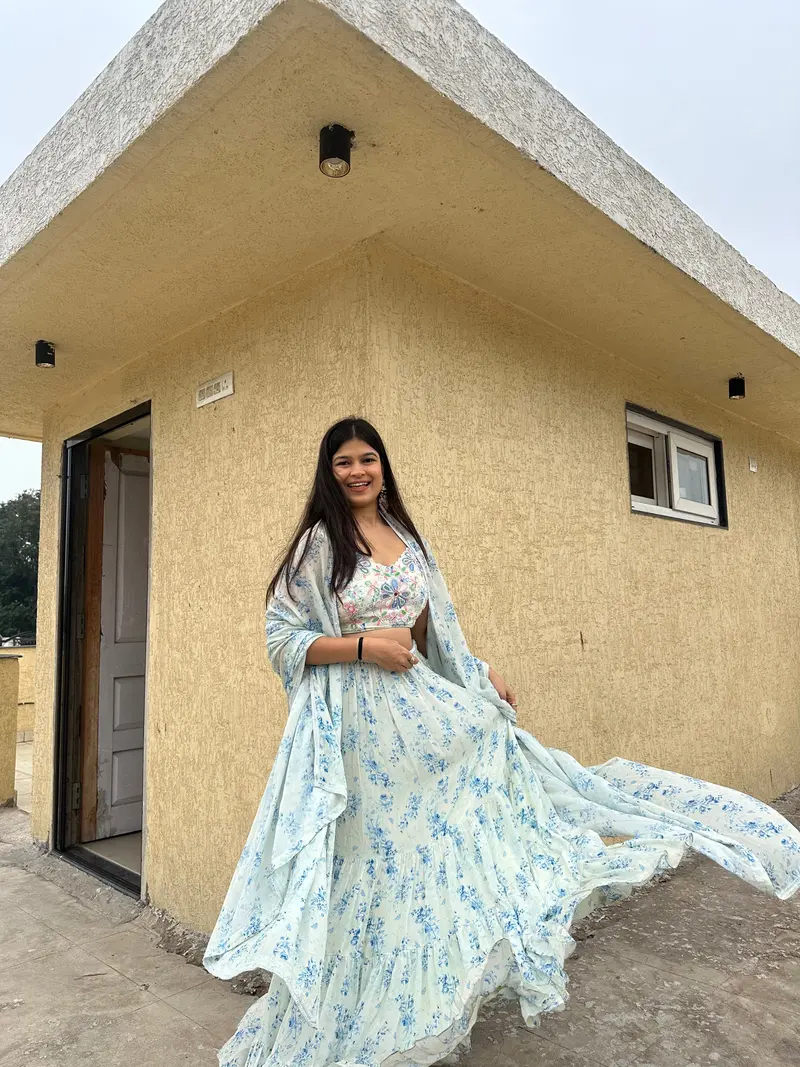 Crepe Ava Lehenga Set