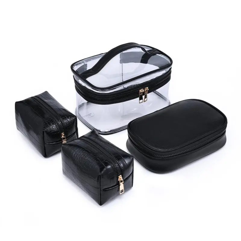 Croc Chic - 4 Piece Train Case Set