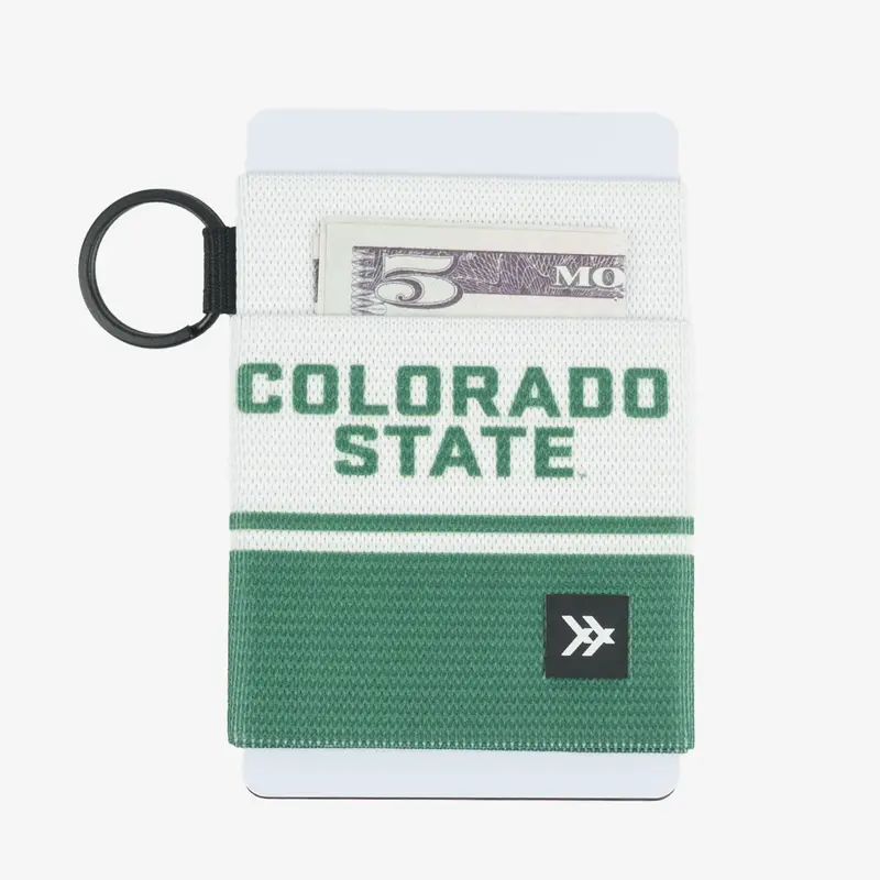 CSU White - Elastic Wallet