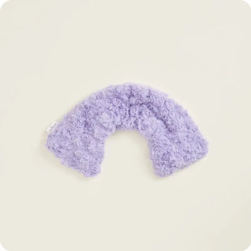 Curly Purple Warmies Neck Wrap