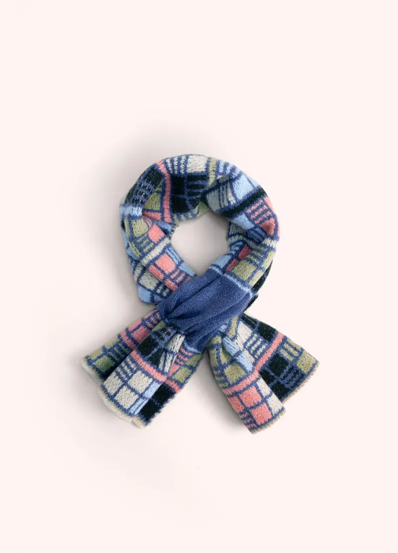 Dani Wrap Through Scarf - Denim Mix