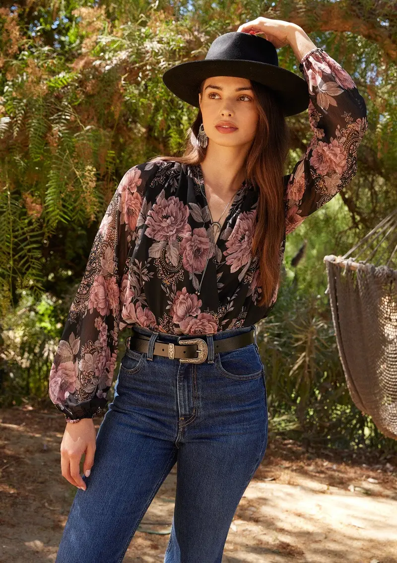 Daphne Surplice Blouse