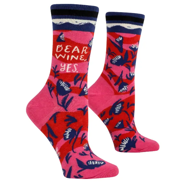 Dear Wine, Yes Crew Socks