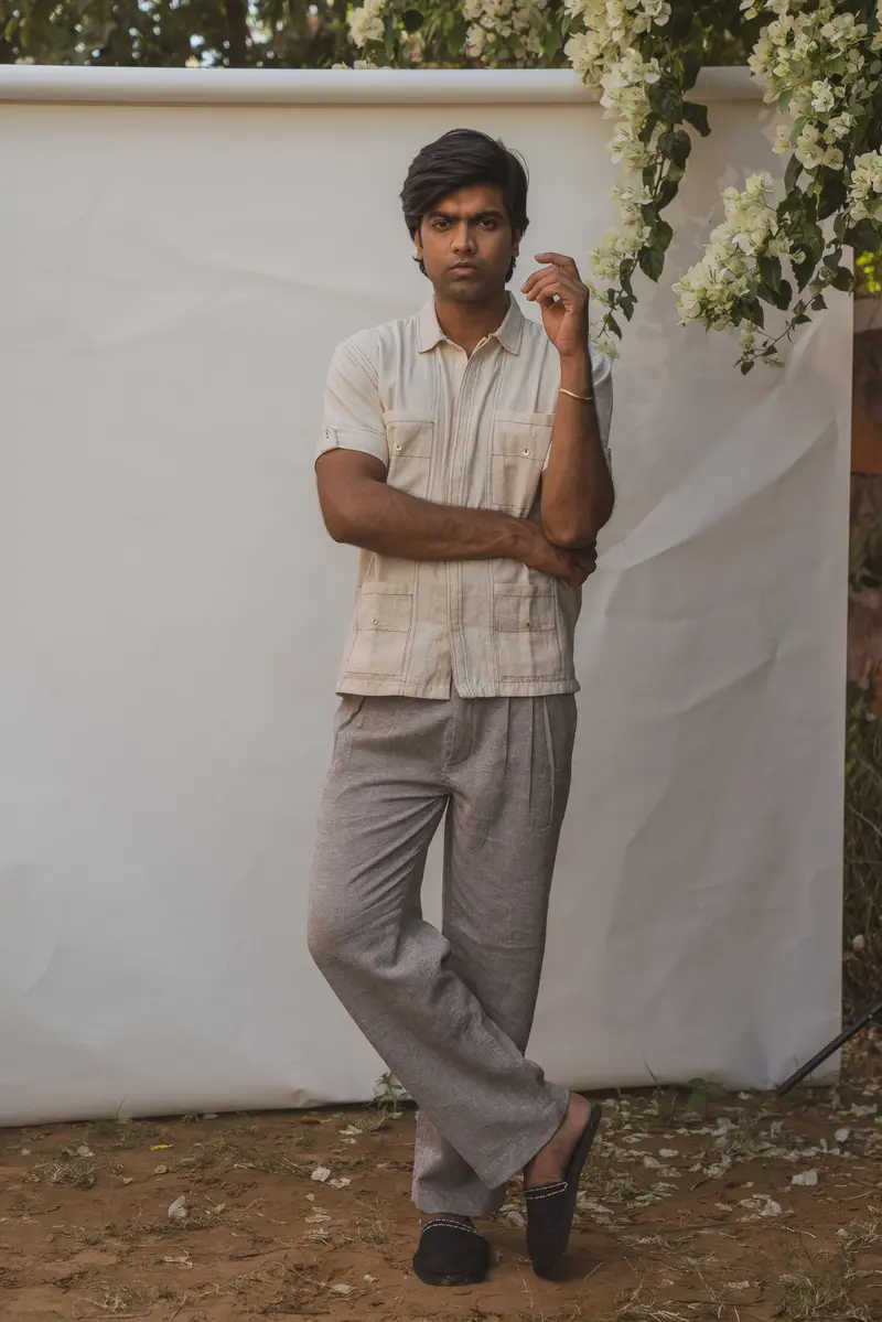 Deep Pleated Pants