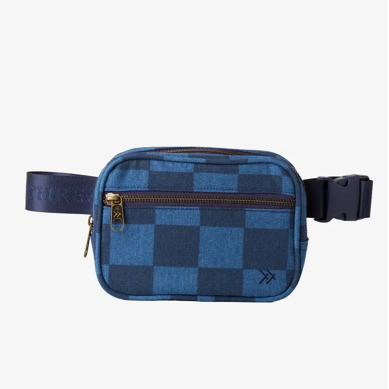 Denim Check - Belt Bag
