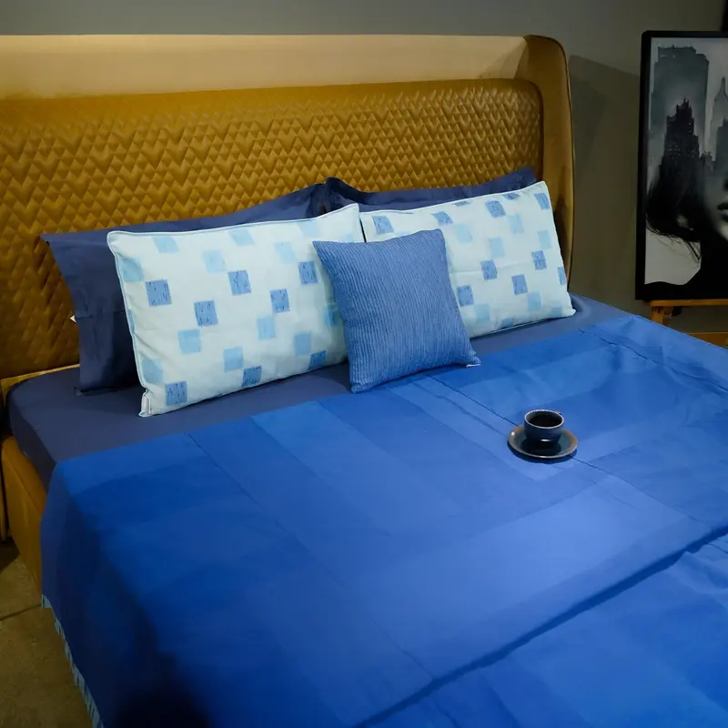 Denim Crossweave Cushion Cover