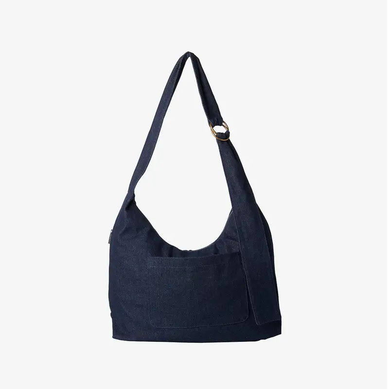 Denim - Small Slouchy Shoulder Bag
