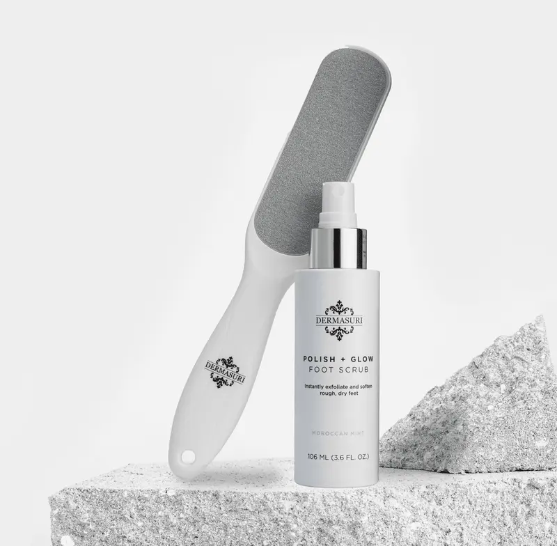 Dermasuri Exfoliating Foot Scrub Set