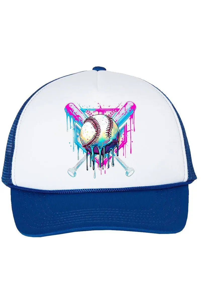 Diamond Drip Foam Mesh Back Trucker Cap