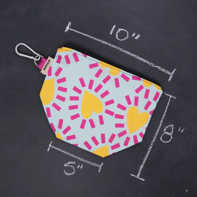Dice A Lot Zippered Bag in Beach Read