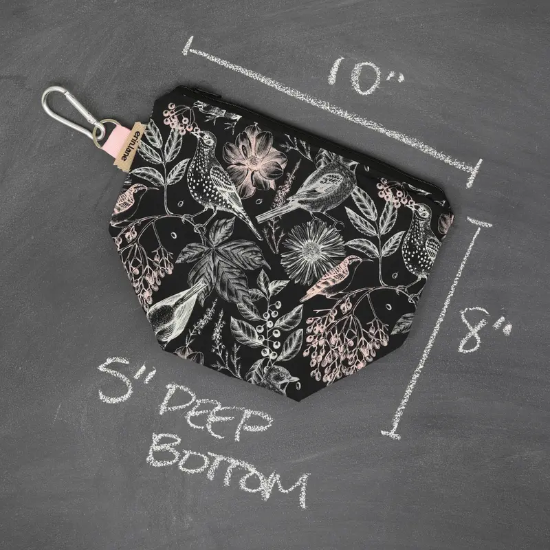 Dice A Lot Zippered Bag in Undying Devotion