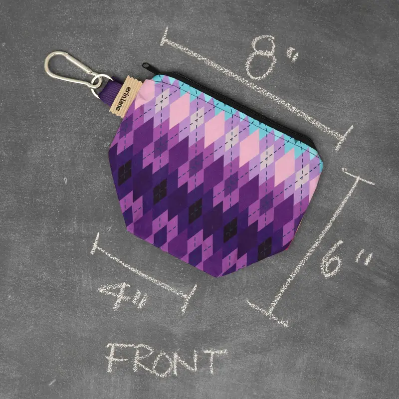 Dice Project Bag in Argyle Dusk