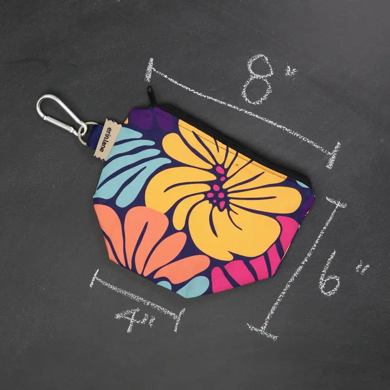 Dice Project Bag in Mod Petals