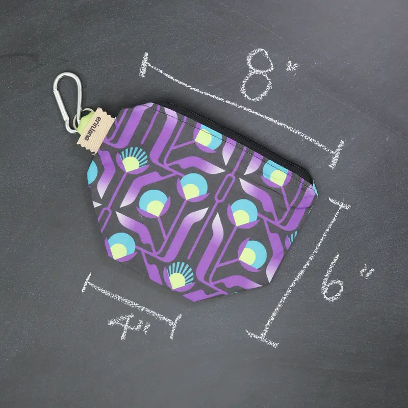 Dice Project Bag in Nighshade Deco