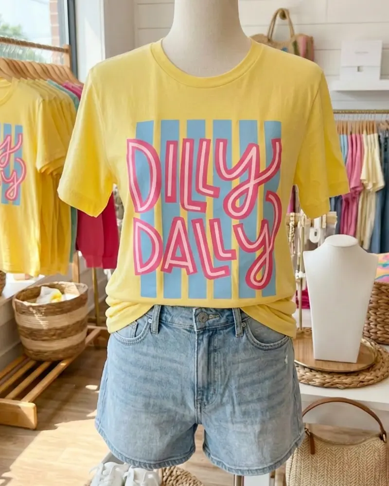 Dilly Dally Darling Tee