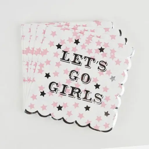 Disco Party Paper Beverage Napkin Pack