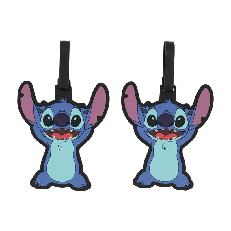 Disney Happy Stitch Luggage Tags Set