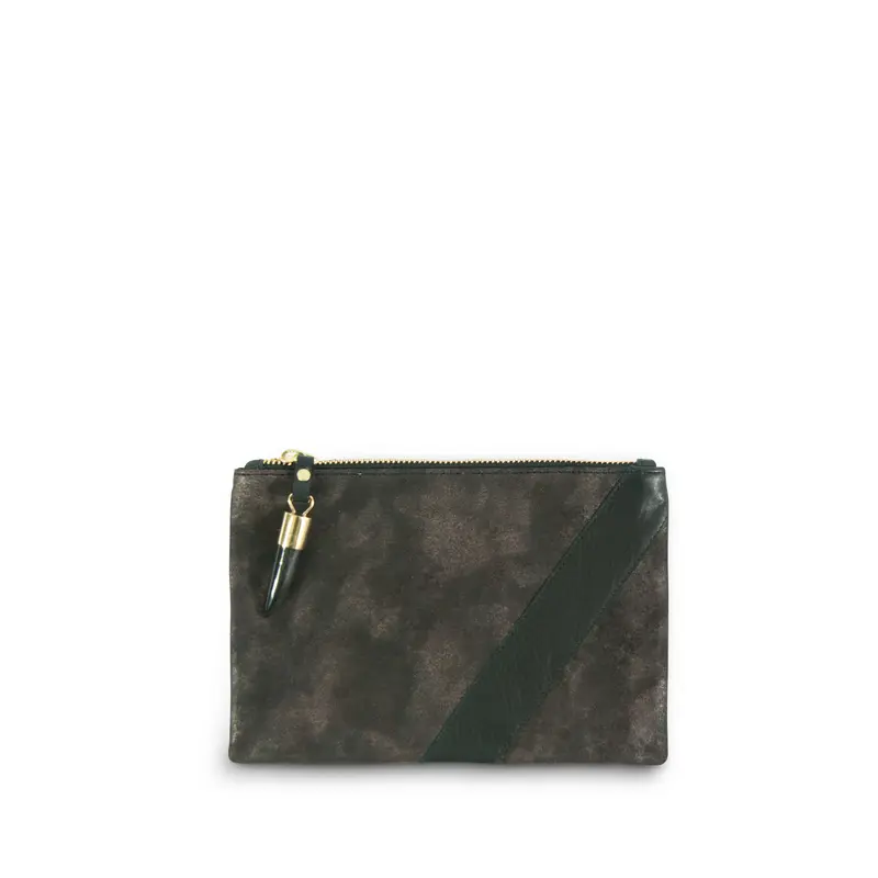 Distressed Brown Small Pouch