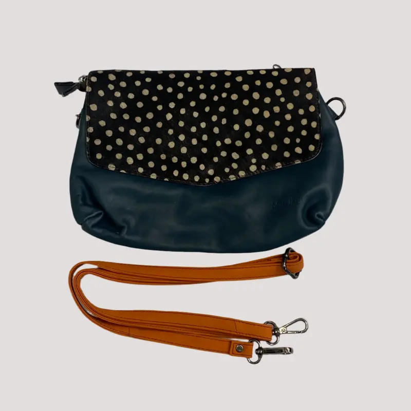 Double Compartment Leather Purse