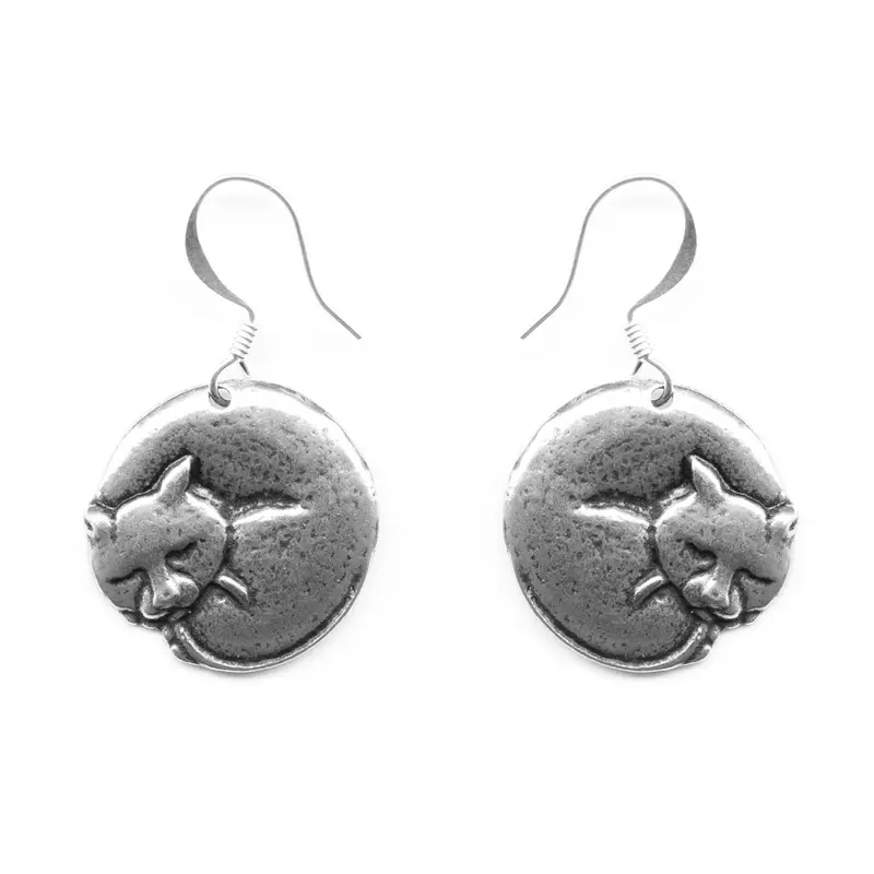 Dreaming Cat Earrings