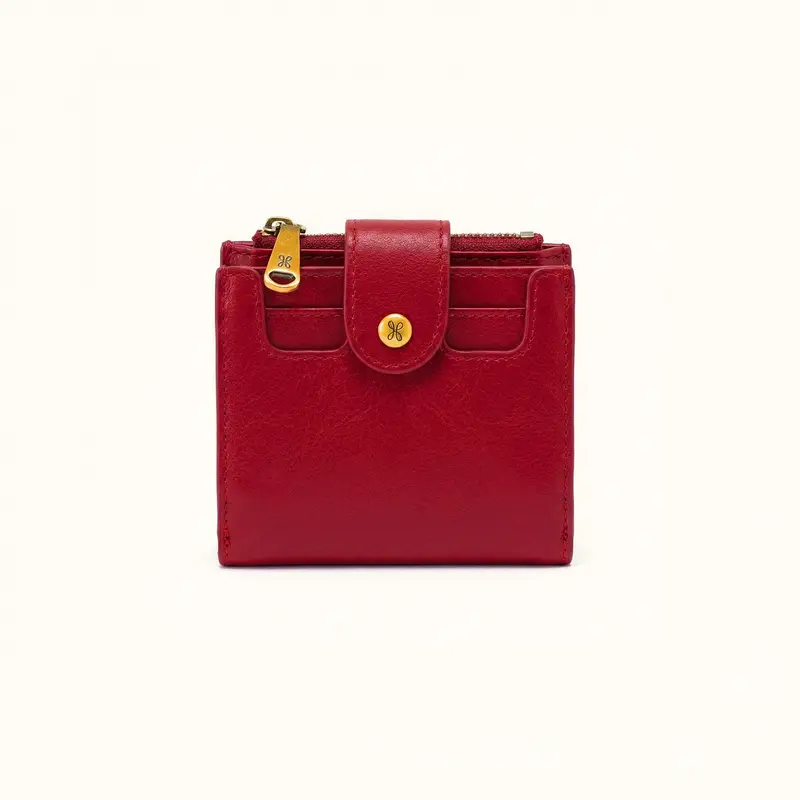 Dunn Mini Wallet in True Red