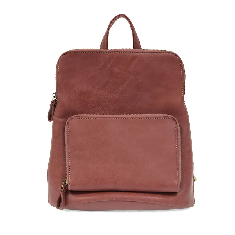 Dusty Raspberry - Vegan Leather Mini Julia Backpack