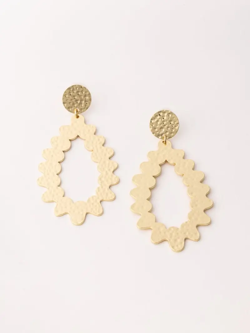 Earrings Miranda Gold by Michelle McDowell
