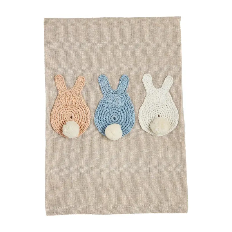 Easter Tails Crochet Towel by Mudpie