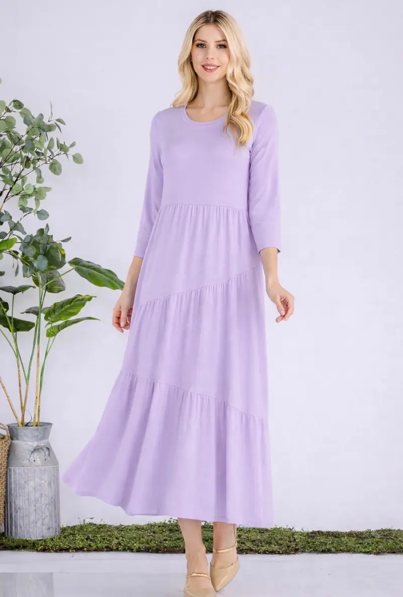 Easy To Handle Dress - Lavender - PREORDER
