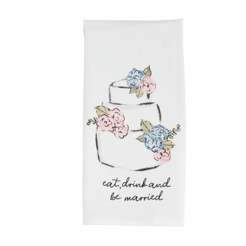 Eat Drink Hand Towel by Mud Pie