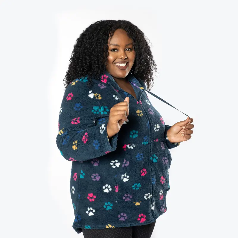 Echo Sherpa Zipper Cardigan