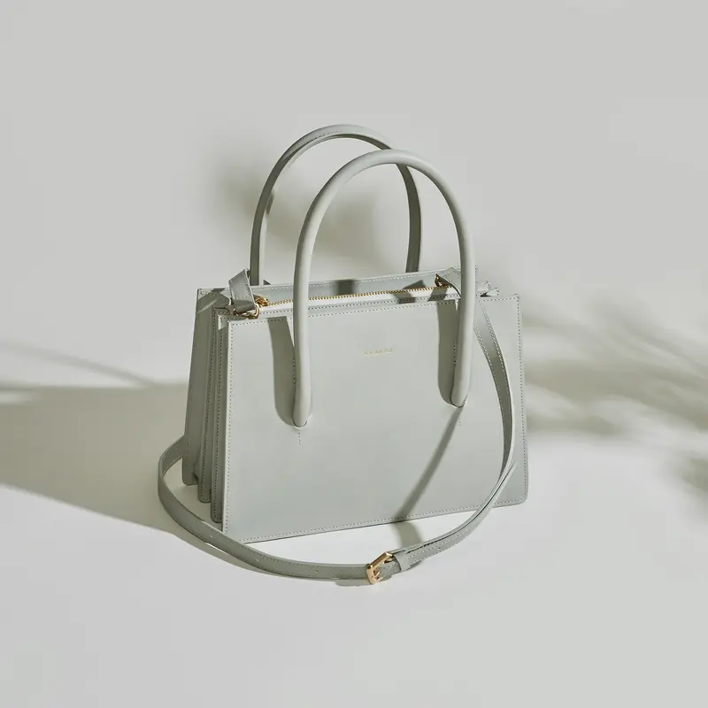 Eleanor Satchel - Light Gray