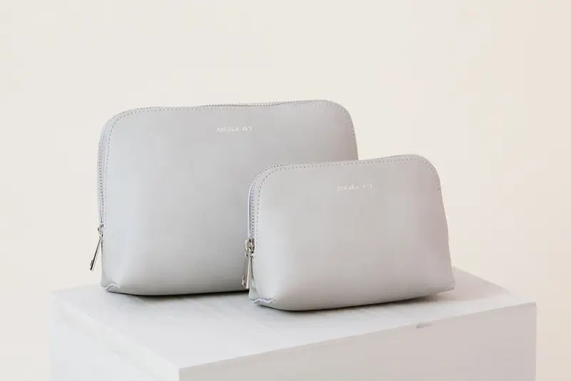 Elle Cosmetic Case Set - Light Gray
