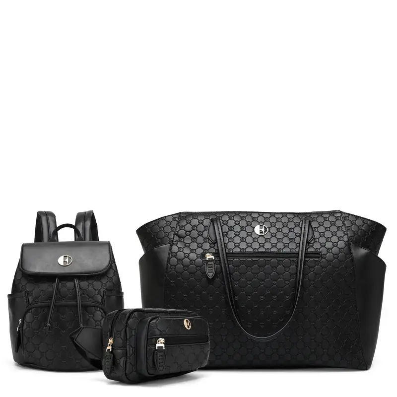 ELLE Travel Compass Backpack, Weekender & Crossbody Set