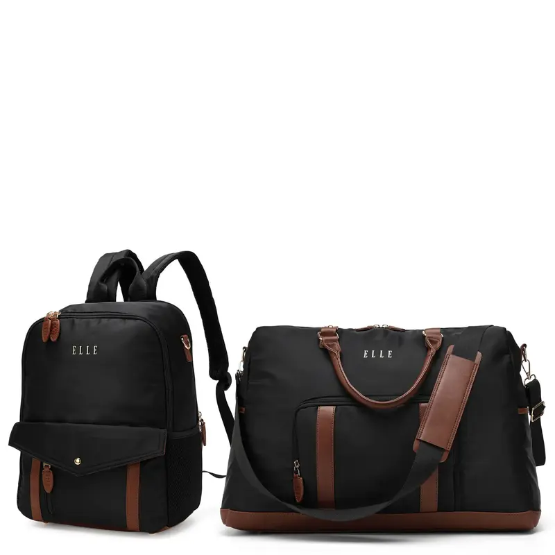 ELLE Travel Luxe Journey Backpack & Weekender Set