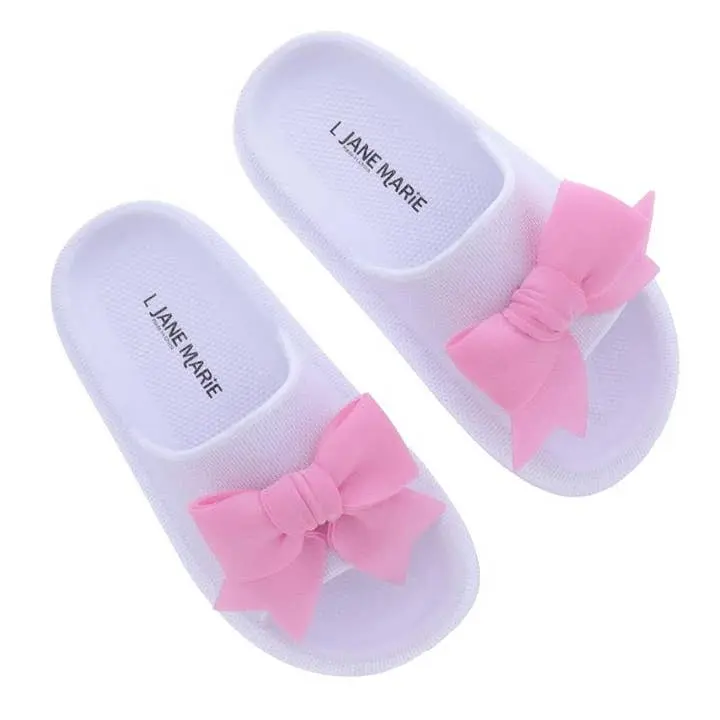Eloise Kids White Open Toe Eloise Sandal