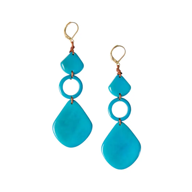 Elongated Geometric Earrings