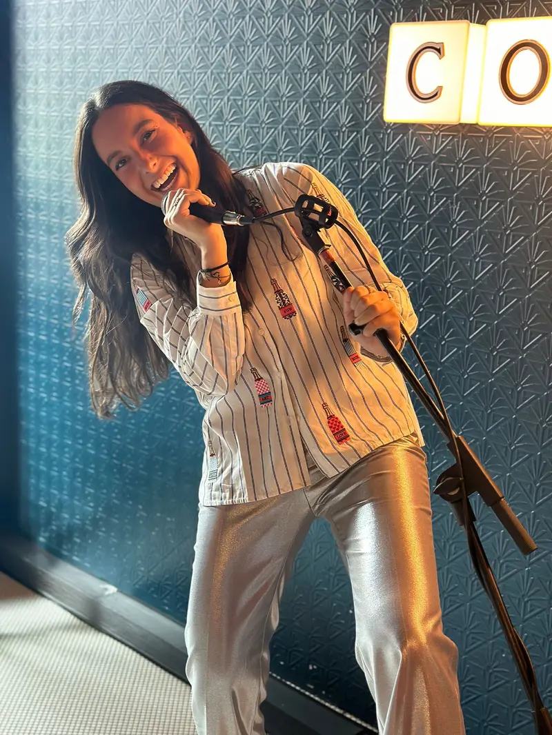 Embroidered Poplin Rays Striped Shirt