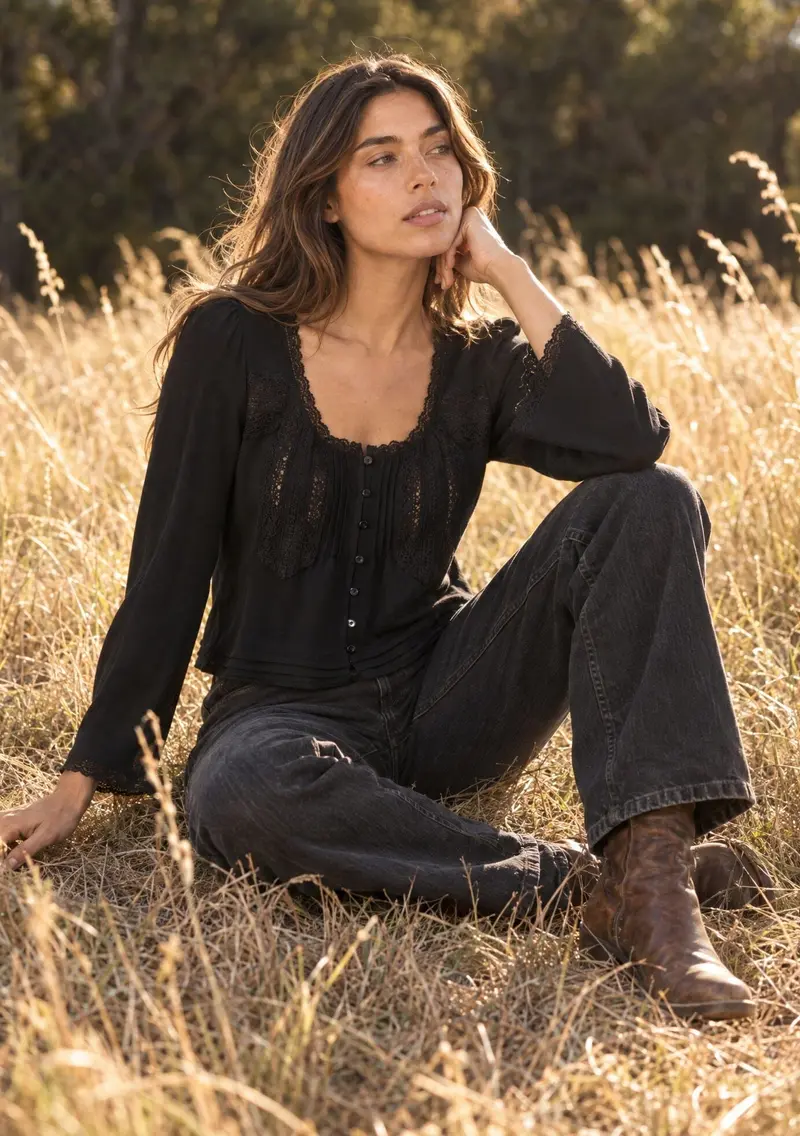 Emilia Lace Top