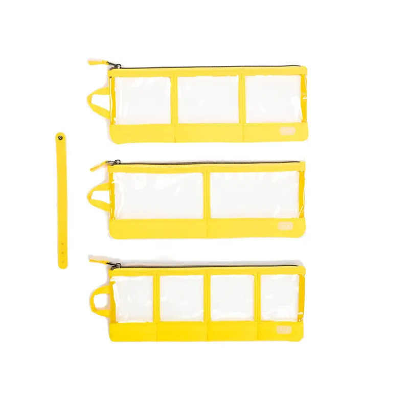 Envelope 3pc Clearview Zip Organizers