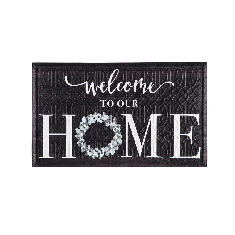 Eucalyptus Welcome Embossed Mat