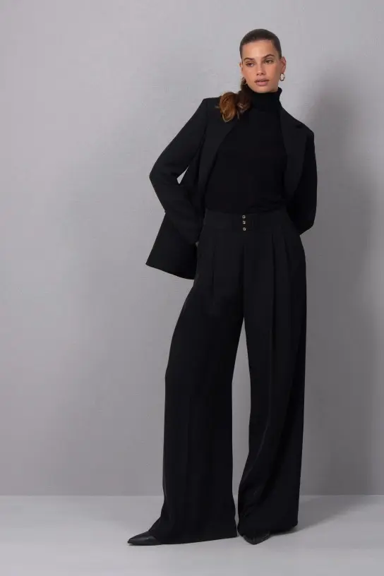 European High Waisted Slacks