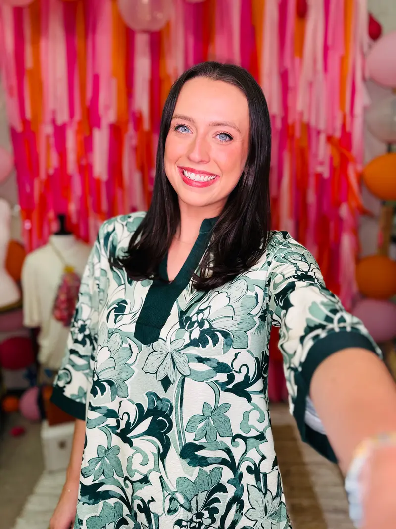 Evergreen Elegance Top