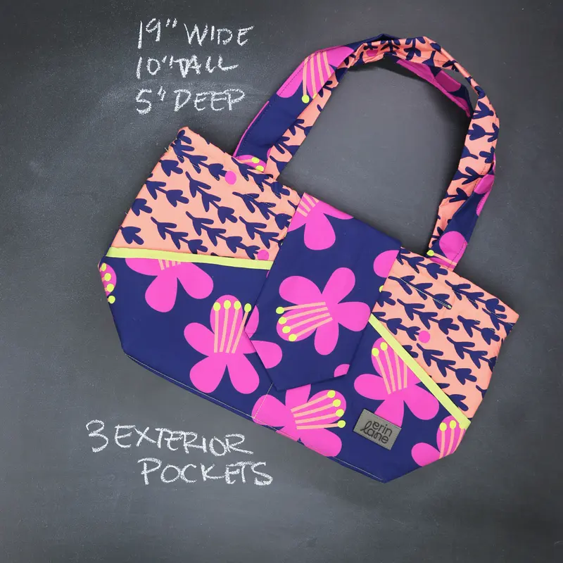 Ewesful Tote Bag in Midnight Swim