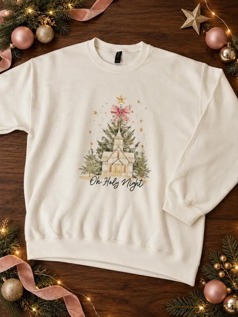 Faithfully Festive Boujee Tee or Sweatshirt